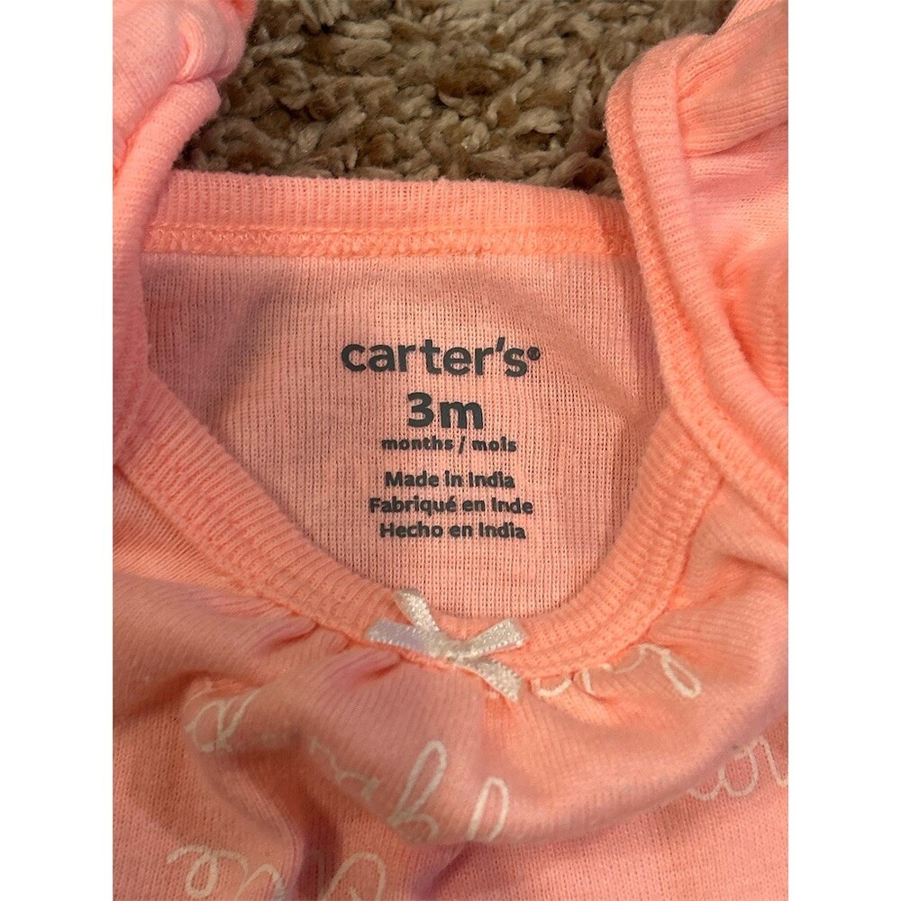 Baby Girl Lot of 5 clothing  0-3 Months Multicolor - Picture 4 of 13